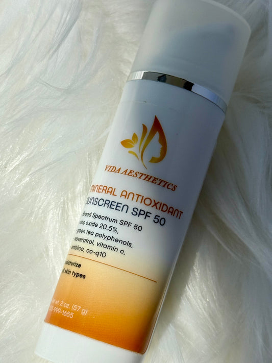 Sunscreen Sheer Mineral Antioxidant SPF 50