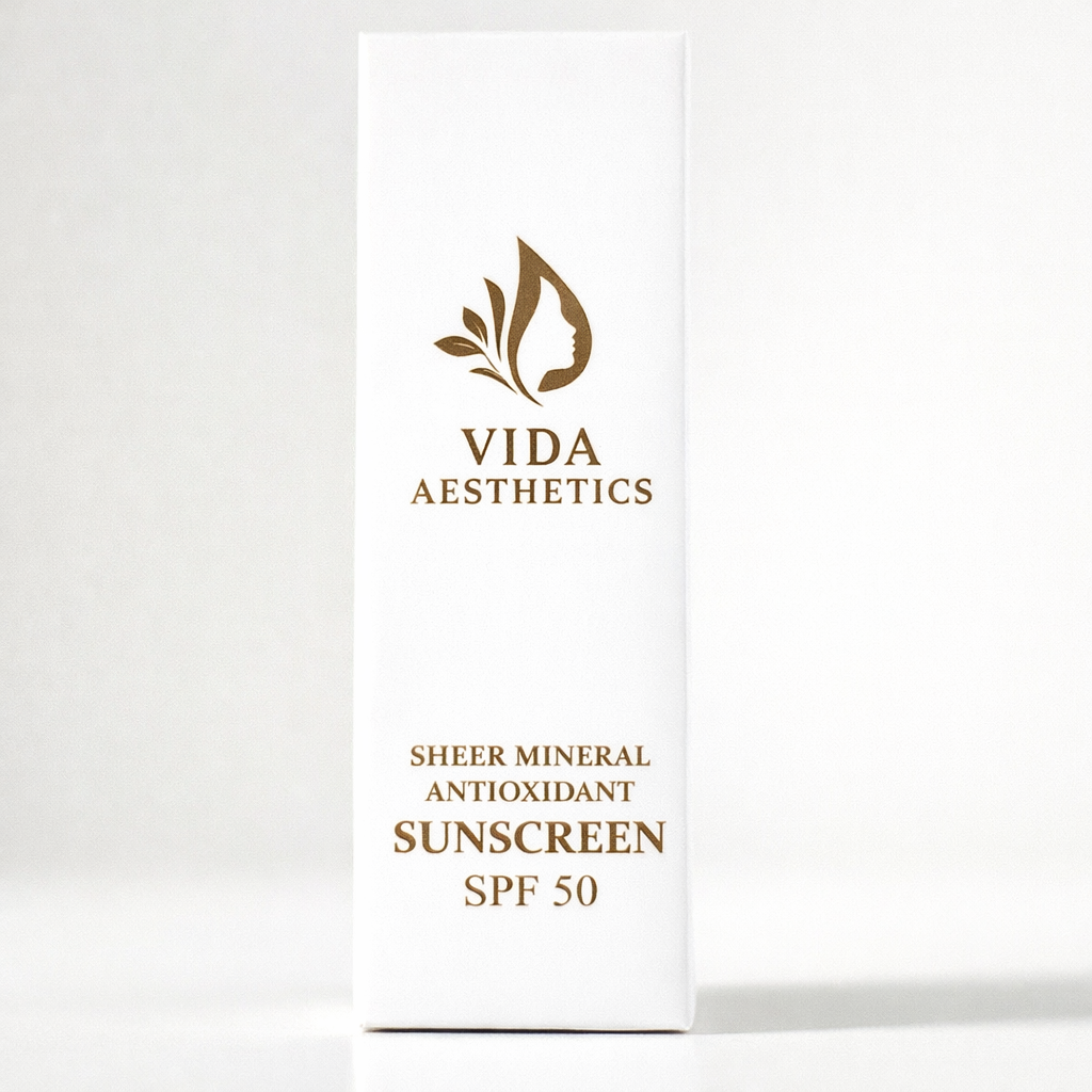 Sunscreen Sheer Mineral Antioxidant SPF 50