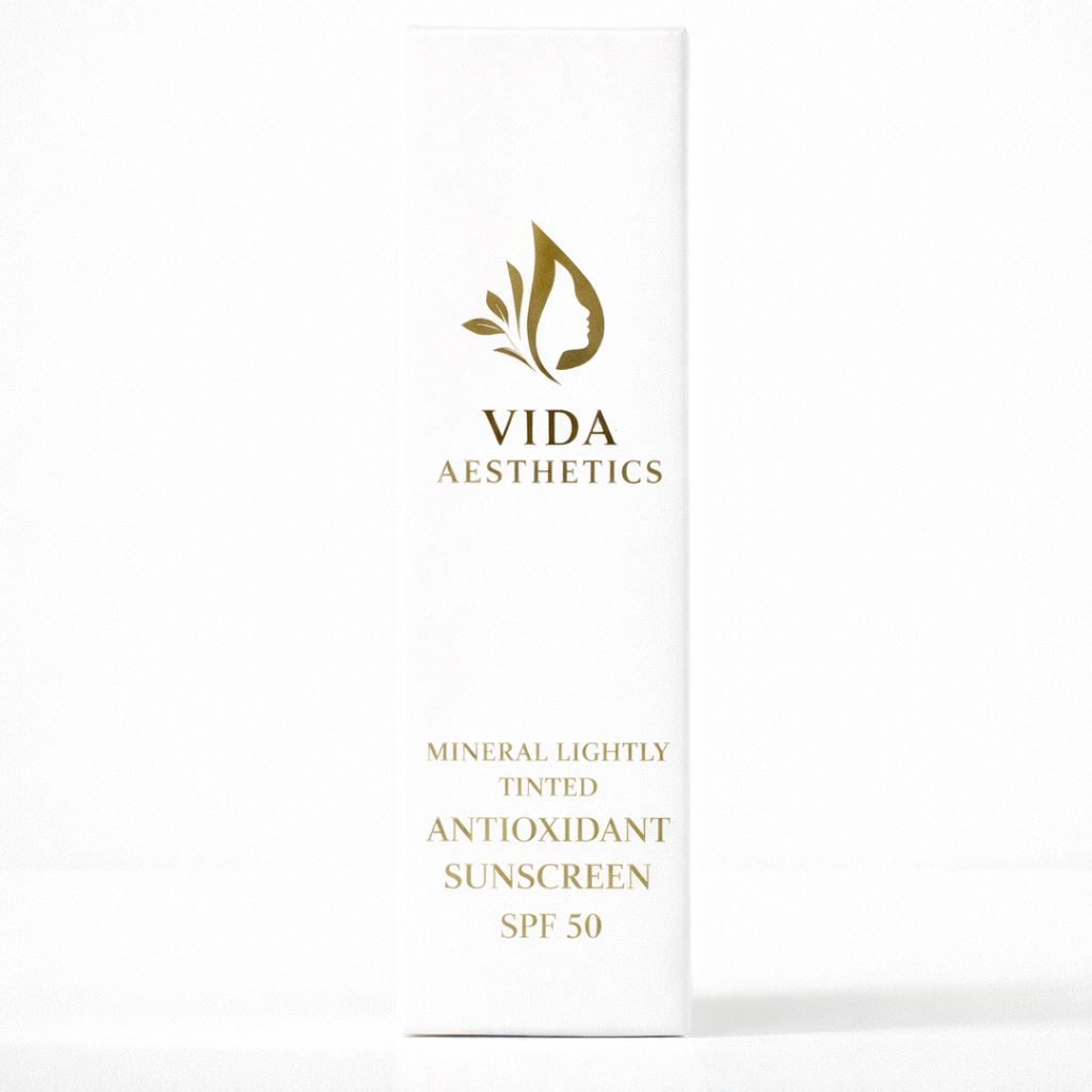 Sunscreen Mineral Lightly Tinted Antioxidant SPF 50