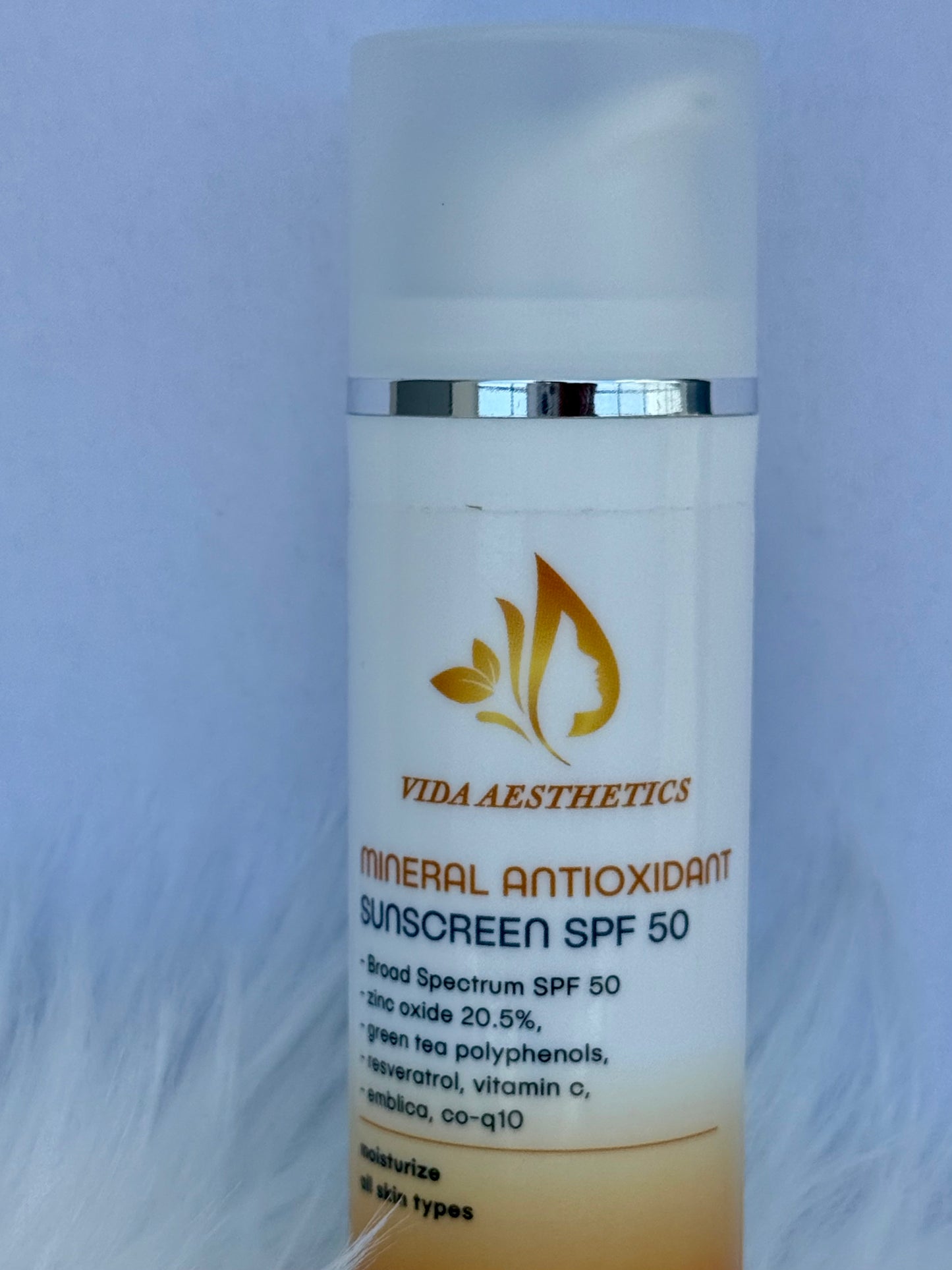 Sunscreen Sheer Mineral Antioxidant SPF 50
